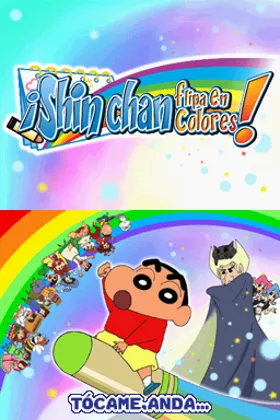 Crayon Shin-chan DS - Arashi o Yobu Nutte Crayoon Daisakusen! (Japan) screen shot title